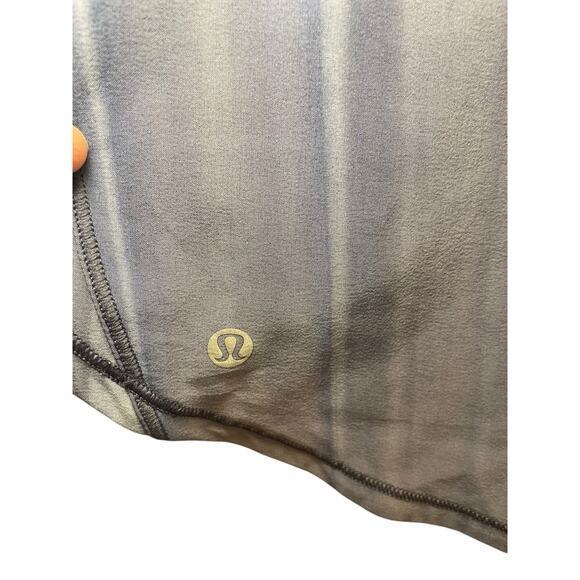 Lululemon Women 6 Sculpt Tank Brushed Spray‎ Dye White Code Blue Mesh Back Long - Picture 7 of 12